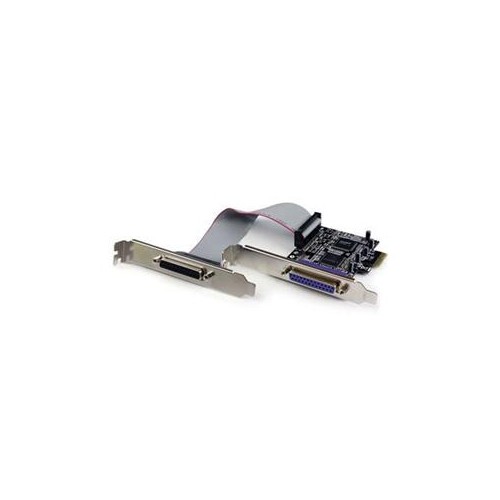 StarTech 2 Port PCI Express / PCI-e Parallel Adapter Card w/ LP Bracket