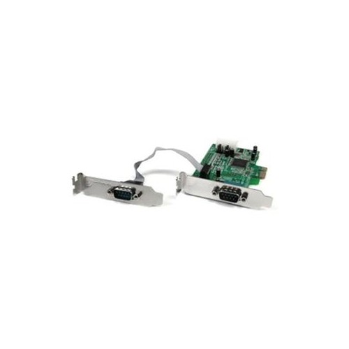 STARTECH ADD 2 HIGH-SPEED RS-232 SERIAL PORTS TO YOUR LOW PROFILE/SMALL FORM FACTOR COMPUTER WITH A PCI EXPRESS EXPANSIO