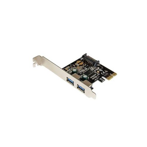 STARTECH ADD TWO USB 3.0 PORTS TO YOUR DESKTOP COMPUTER THROUGH A PCI EXPRESS SLOT PCIE USB 3.0 CONTROLLER CARD 2PORT PC