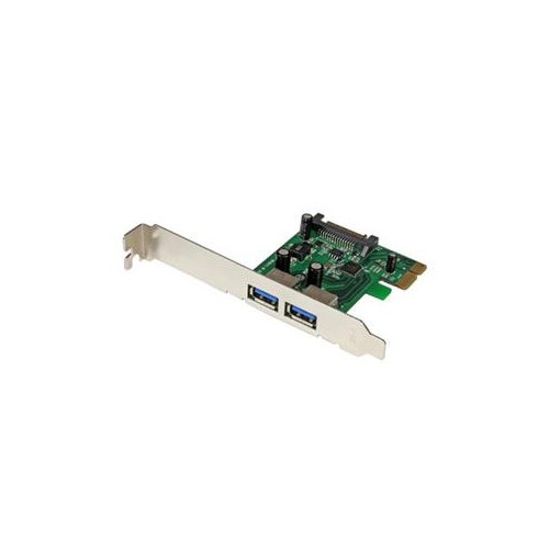STARTECH ADD 2 SUPERSPEED USB 3.0 PORTS WITH SATA POWER TO YOUR PCI EXPRESS-ENABLED PC -2 PORT PCI EXPRESS USB 3.