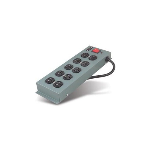 BELKIN 10-OUTLET METAL POWER STRIP SURGE PROTECTOR WITH 15-FOOT POWER CORD, 885 JOULES