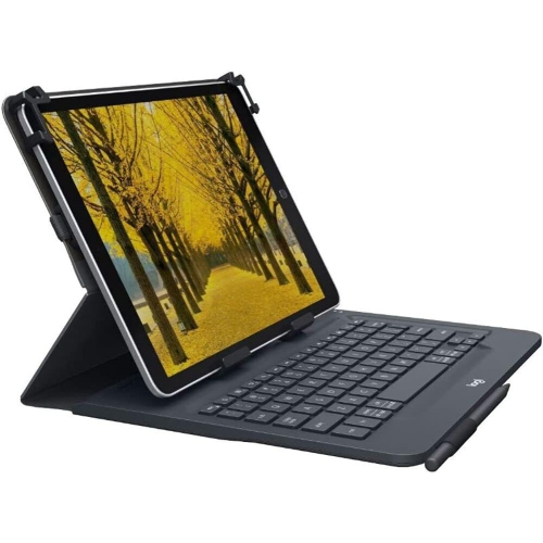 Logitech Universal Keyboard Tablet Folio for 9-10in Tablets - Compatible with iPad Pro 9.7, iPad Air 2, iPad Gen 2/3/4, Samsung Galaxy Tab A/S