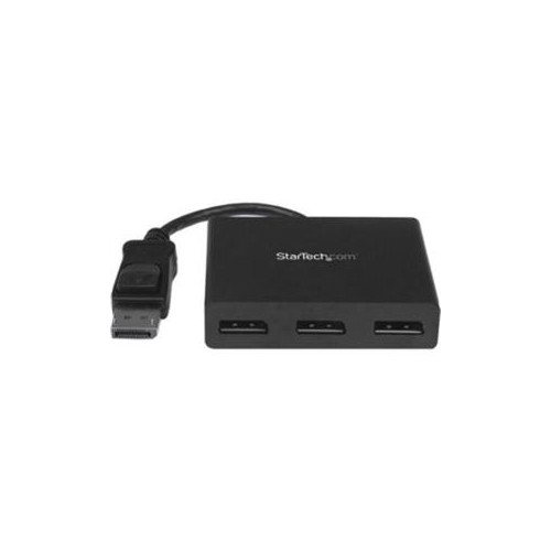 STARTECH  Use This Adapter to Connect Three Independent Displays to A Single Dp 1.2 Port Works With Dp Devices Like Ultra