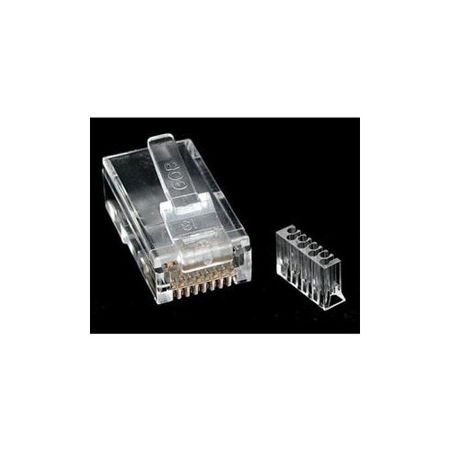 STARTECH  Accessory Crj45C6Sol50 Cat6 Rj45 Modular Plug for Solid Wire 50 Pack Clear Retail
