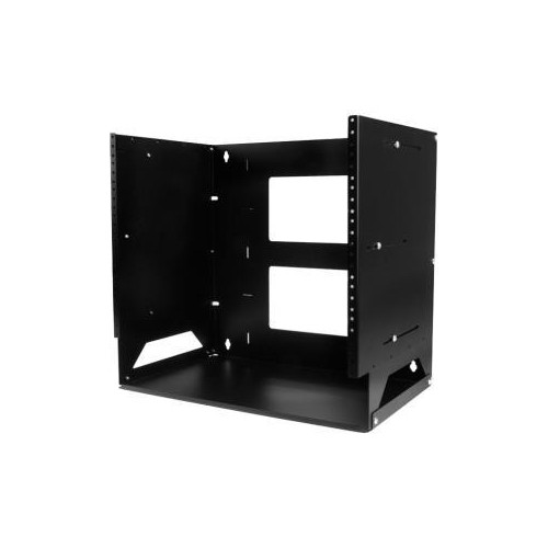 STARTECH MOUNT YOUR SERVER NETWORK AND TELECOM DEVICES TO WALL WHILE STORING YOUR NON-RACKMOUNTABLE EQUIPMENT ON BUILT-I