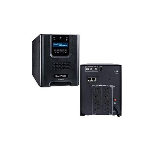 CYBERPOWER PR1500LCDN SMART APP SINEWAVE UPS 1500VA 1050W MINI-TOWER WITH NETWORK CARD