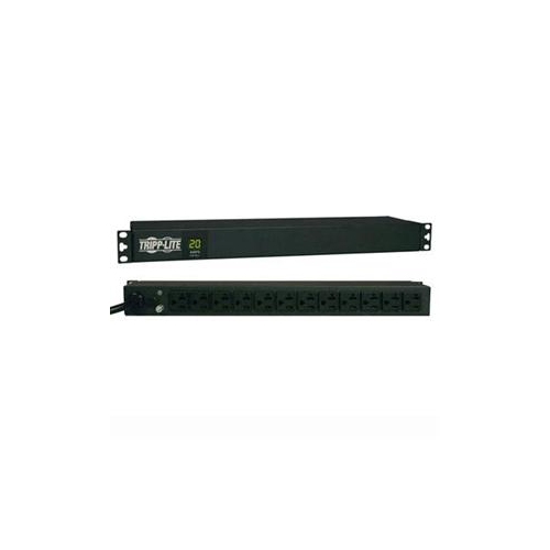 TRIPP LITE METERED PDU, 1.92KW SINGLE-PHASE 120V, L5-20P / 5-20P, 110 127V INPUT, 15 FT. CORD, 1U RACK-MOU