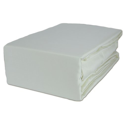 Twin Ducks 100% Bamboo Rayon 15" Fitted Sheet Ivory Twin 310 Thread Count