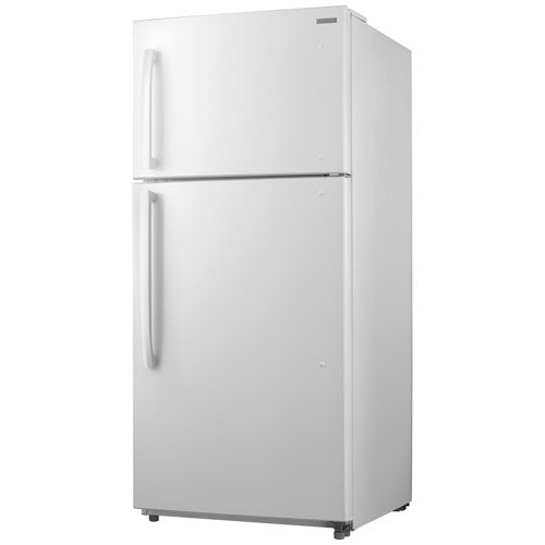 Réfrigérateur à congélateur supérieur 30 po d'Insignia - Blanc - BO - Parfait état