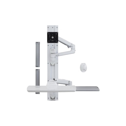 Ergotron Wall Mount Track for Keyboard, LCD Monitor, Mouse