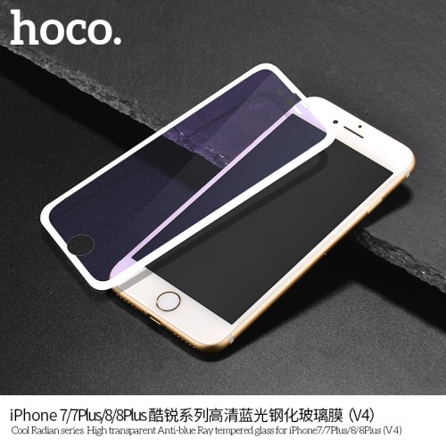 HOCO Cool Radian series High transparent anti-blue ray tempered glass for iPhone7/8(V4)