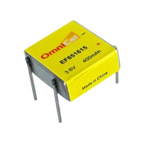 OmniCel 3.6V 400 mAh Prismatic High Energy Lithium Battery