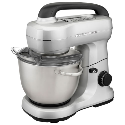 Hamilton Beach Tilt-Head Stand Mixer - 4.2Qt- 300-Watt - Stainless Steel