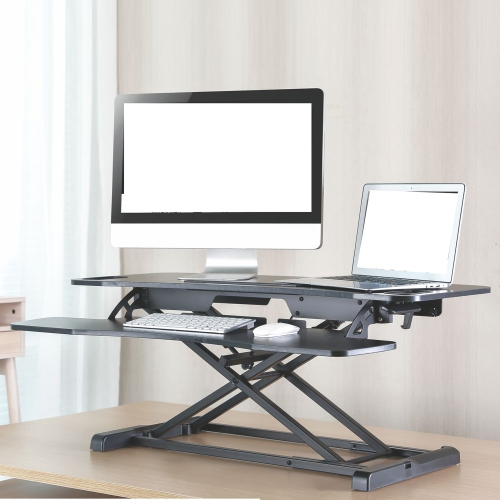 Tygerclaw T14018 Sit Stand Desktop Workstation Best Buy Canada