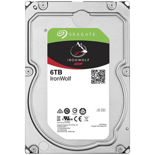 Seagate ST6000VN0033 Iron Wolf 6TB 7200 RPM 256MB Cache SATA 6.0Gb/s 3.5" Internal Hard Drive 6000 256 MB Cache 3.5-Inch...