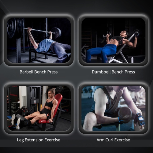 Soozier Adjustable Weight Bench with Leg Developer Barbell Rack for Weight Lifting and Strength Training Multifunctional Bench Press Workout Station