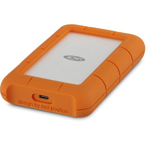 LaCie Rugged STFR4000800 4 TB Hard Drive - 2.5" Drive - External - Desktop - Orange