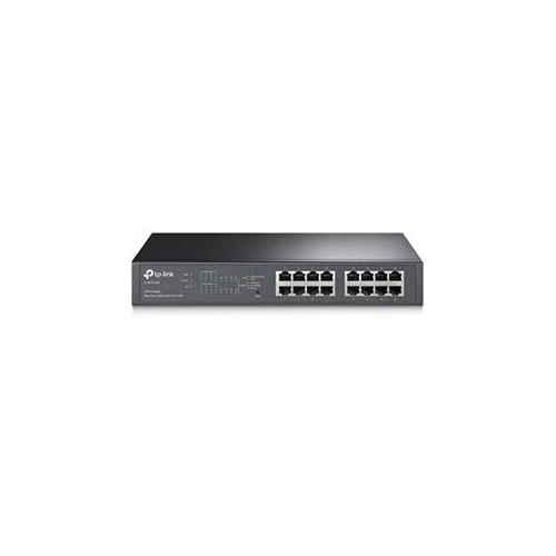 TP-LINK TL-SG1016PE 16-PORT GIGABIT RACKMOUNT EASY SMART WEB-MANAGED POE+ SWITCH, 8-PORT, 802.11AT, 110W