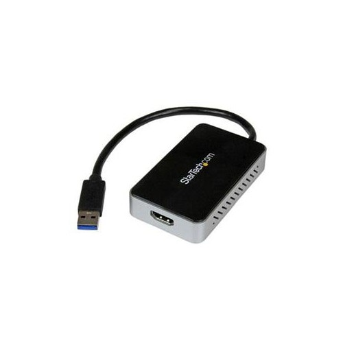 STARTECH CONNECT AN HDMI-EQUIPPED DISPLAY THROUGH USB 3.0 WHILE KEEPING USB 3.0 PORT AVAILABLE USB 3 TO VGA VIDEO CARD U