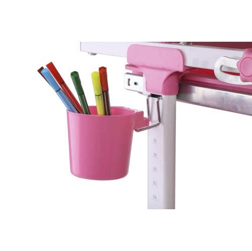 GALILEO Kids Desk and Chair Set | Ergonomic Children's Desk | Kids Table with upgraded Chair | Pink Arts Table w/Tilt Feature