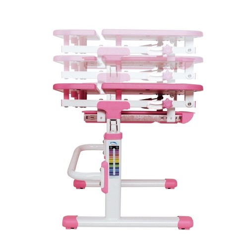 GALILEO Kids Desk and Chair Set | Ergonomic Children's Desk | Kids Table with upgraded Chair | Pink Arts Table w/Tilt Feature