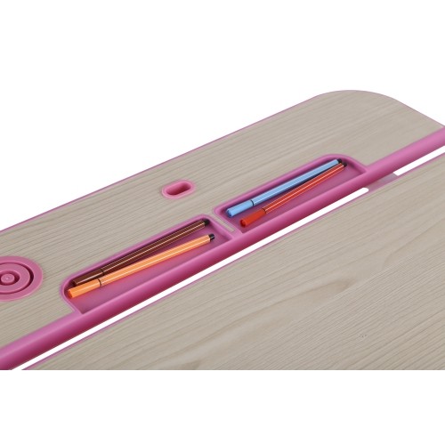 GALILEO Kids Desk and Chair Set | Ergonomic Children's Desk | Kids Table with upgraded Chair | Pink Arts Table w/Tilt Feature