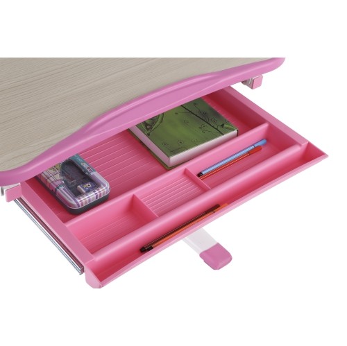 GALILEO Kids Desk and Chair Set | Ergonomic Children's Desk | Kids Table with upgraded Chair | Pink Arts Table w/Tilt Feature