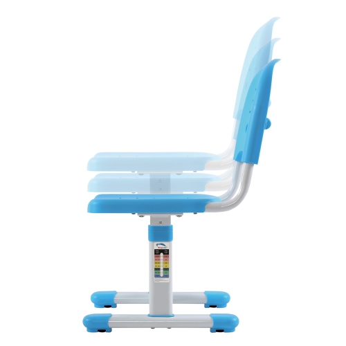 AVICENNA Kids Desk & Chair Set | Children Table w/Tilt feature | Blue Study Table and Chair Set