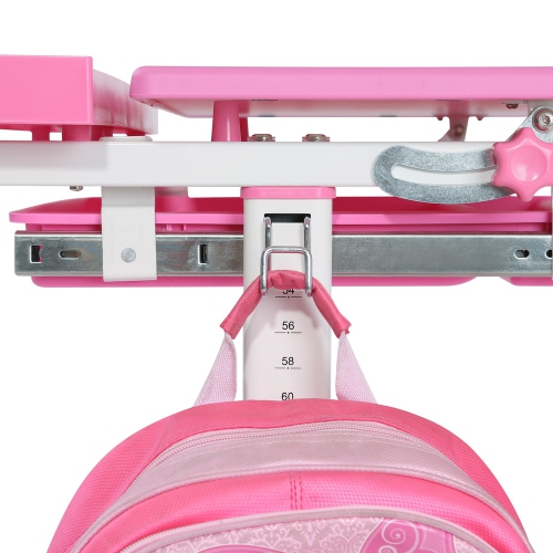 AVICENNA Kids Desk & Chair Set | Children Table w/Tilt feature | Pink Study Table and Chair Set