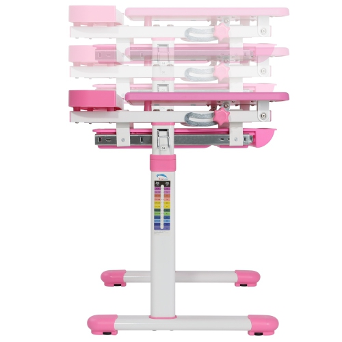 AVICENNA Kids Desk & Chair Set | Children Table w/Tilt feature | Pink Study Table and Chair Set