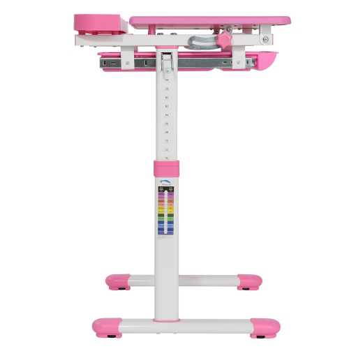 AVICENNA Kids Desk & Chair Set | Children Table w/Tilt feature | Pink Study Table and Chair Set
