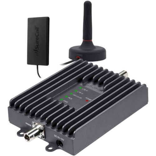 SURECALL  Fusion2Go 3.0 [Multi User] In-Vehicle Cell Phone Signal Booster Kit for Car, Truck Suv, All Carriers 3G/4G Lte