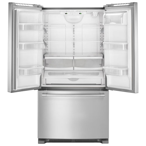 Réfrigérateur à deux portes à profondeur de comptoir 20 pi³ 36 po Maytag - Inox