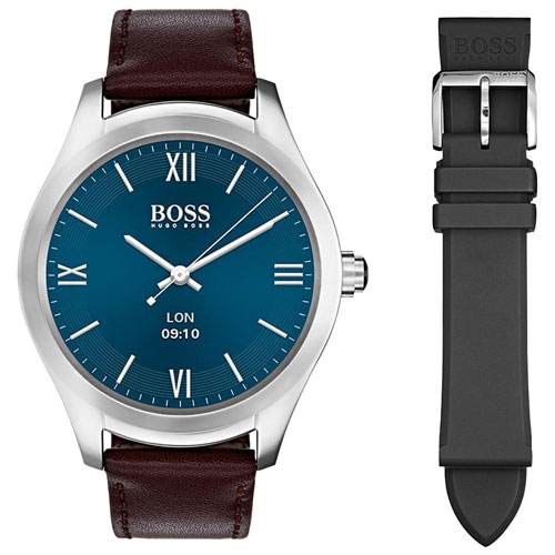 hugo boss boss touch bluetooth android wear watch 1513551,www.starfab-group.com