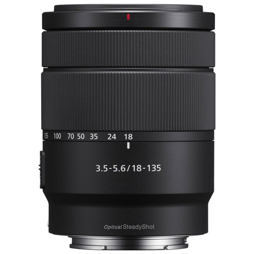 Sony E-Mount APS-C 18-135mm f/3.5-5.6 OSS Optical SteadyShot Wide Telephoto 7.5x Zoom Lens