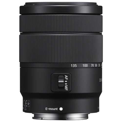 Sony E-Mount APS-C 18-135mm f/3.5-5.6 OSS Optical SteadyShot Wide Telephoto 7.5x Zoom Lens