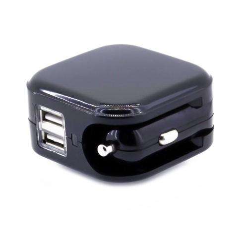 axGear USB Charger for Car DC Cigarette Lighter Power Home Wall AC Adapter Plug 2A