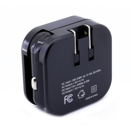 axGear USB Charger for Car DC Cigarette Lighter Power Home Wall AC Adapter Plug 2A