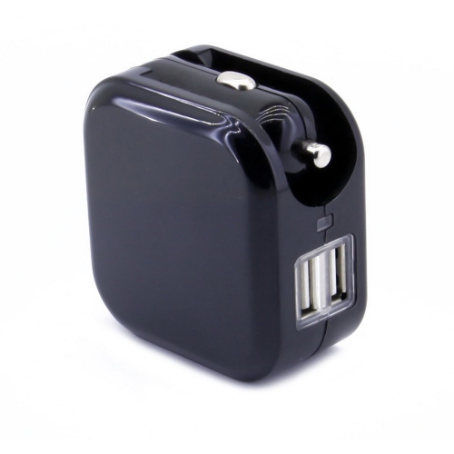 axGear USB Charger for Car DC Cigarette Lighter Power Home Wall AC Adapter Plug 2A