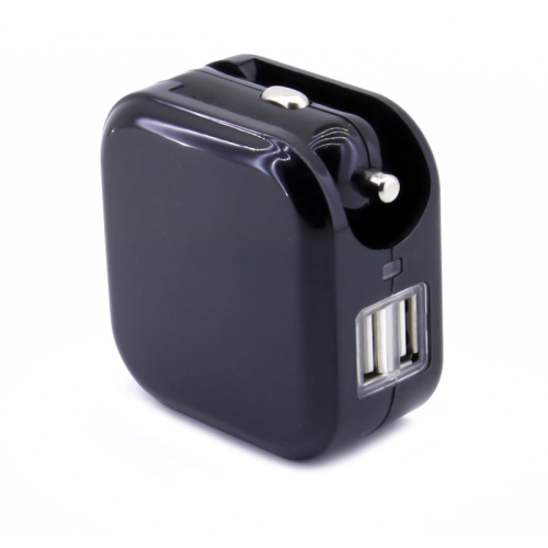 axGear USB Charger for Car DC Cigarette Lighter Power Home Wall AC Adapter Plug 2A