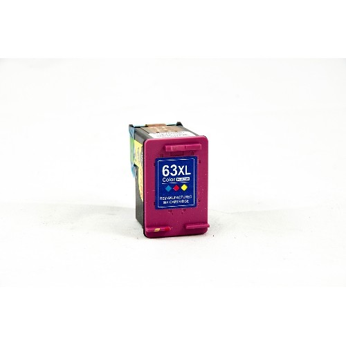 1-Pack Ninjatoner 63XL Remanufactured Tri-Color Ink Cartridge For HP Deskjet & OfficeJet Printers (330 Pages)
