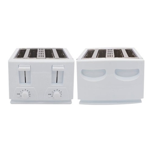 Hauz 4 Slices Side-By-Side Toaster 1300W White