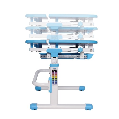 GALILEO Kids Desk and Chair Set | Ergonomic Children's Desk | Kids Table with upgraded Chair | Blue Arts Table w/Tilt Feature