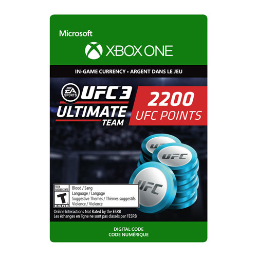 UFC 3 2200 UFC Points - Digital Download