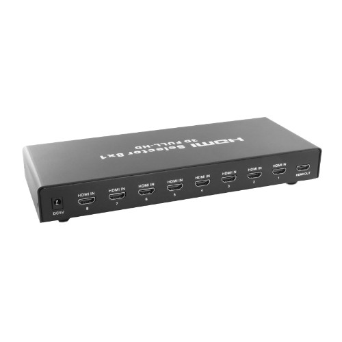 axGear US SELLER Alumnium 1080P 8 Port Ports HDMI Switch with Remote Full HD HDTV