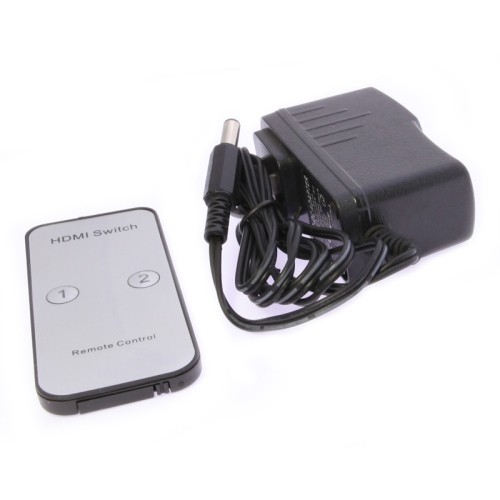 axGear HDMI 2X8 3D True Matrix Switch Splitter 2 In 8 Out HD Display Selector W/ Remote 4K