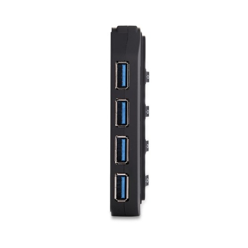 axGear USB 3.0 HUB 4 Port High Speed Data Transfer With Power Adapter