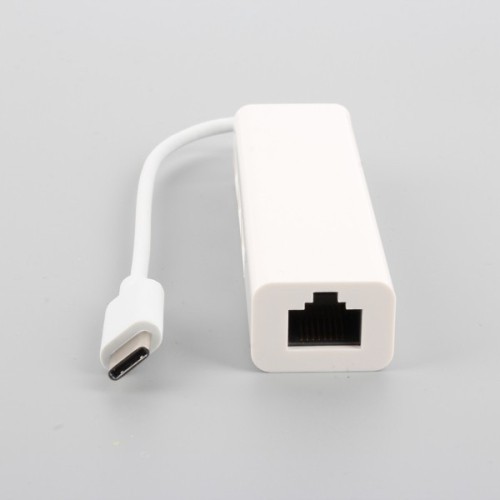 axGear USB 3.1 Type C USB-C Multiple 3 Ports Hub with Ethernet Network LAN Adapter AP