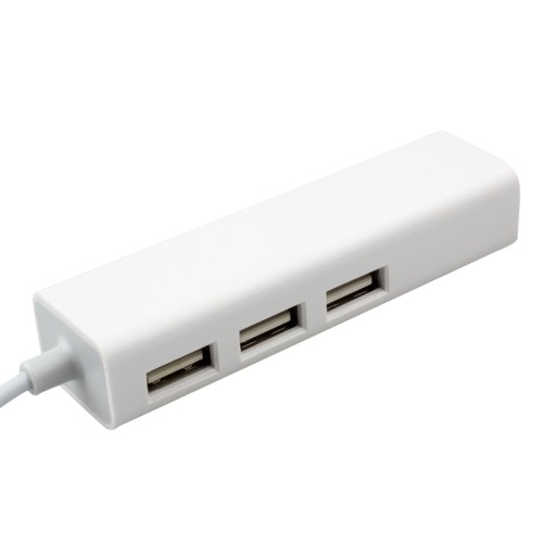 axGear USB to LAN Ethernet RJ45 Network Adapter with 3 Port USB 2.0 HUB Adapter