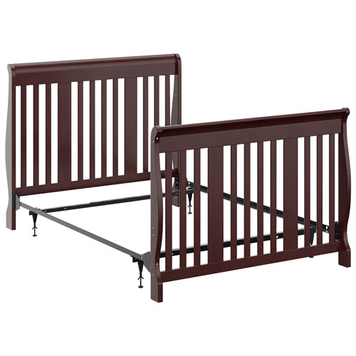 Graco Modern Crib Conversion Metal Bed Frame Double Black